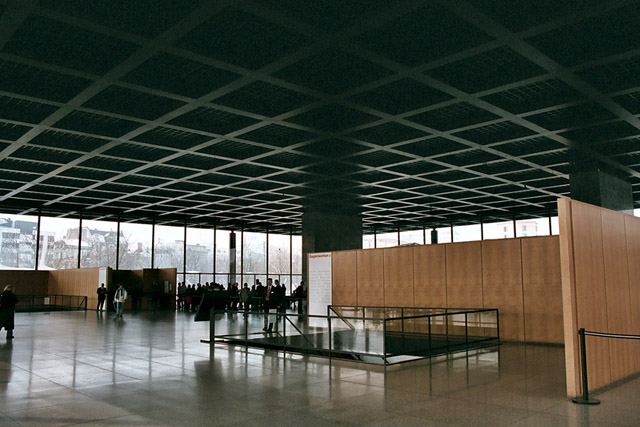 Intérieur, Neue Nationalgalerie / Nouvelle Galerie nationale - Kulturforum - Berlin - Allemagne / Deutschland - Carnets de route - Photographie - 01