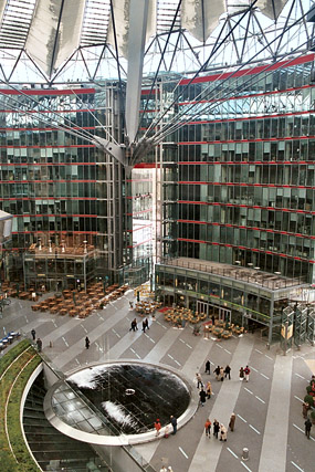 Sony Center - Potsdamerplatz - Berlin - Allemagne / Deutschland - Carnets de route - Photographie - 01a