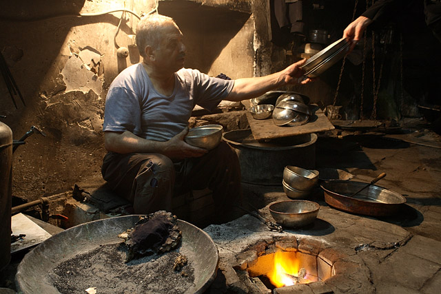 Artisan, bazar de Kashan / كاشان - Kashan / کاشان - Province d'Ispahan / استان اصفهان - Iran / ايران - Carnets de route - Photographie - 00