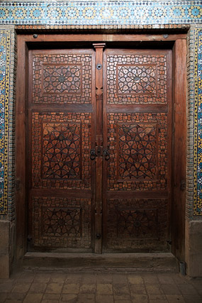 Porte, Grande Mosquée / Mosquée du Vendredi, Jameh / Vieille Mosquée / مسجد جامع اصفهان - Ispahan / اصفهان - Province d'Ispahan / استان اصفهان - Iran / ايران - Carnets de route - Photographie - 09b