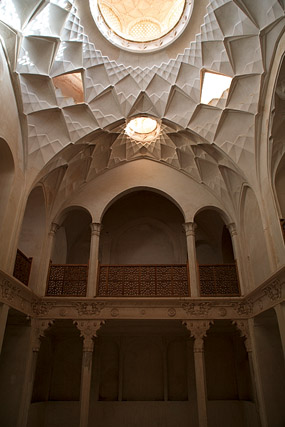 Khaneh Ameriha / خانه عامری‌ها, maison traditionnelle - Kashan / کاشان - Province d'Ispahan / استان اصفهان - Iran / ايران - Carnets de route - Photographie - 03b