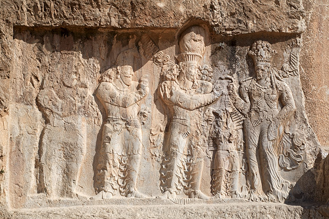 Shapur Ier, Naqsh-e Rostam / Naqš-e Rostam / Næqš-e Rostæm / Portrait de Rostam / نقش رستم - Site perse achéménide - Fars / Pars / فارس / پارس - Iran / ايران - Carnets de route - Photographie - 05