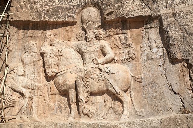 Shapur Ier, Naqsh-e Rostam / Naqš-e Rostam / Næqš-e Rostæm / Portrait de Rostam / نقش رستم - Site perse achéménide - Fars / Pars / فارس / پارس - Iran / ايران - Carnets de route - Photographie - 06