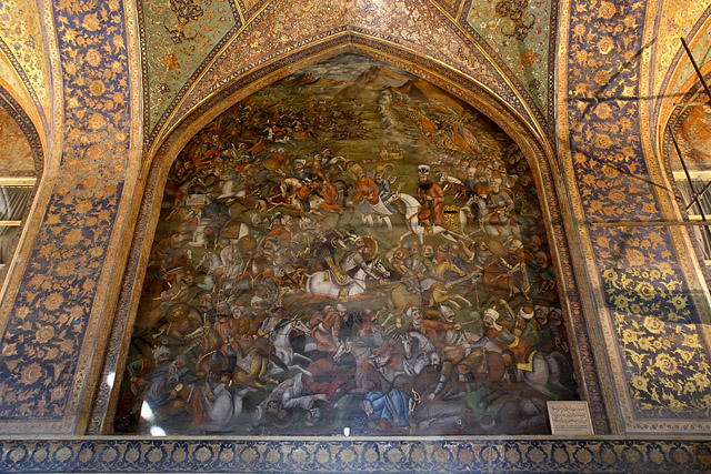 Fresques et peintures, Palais Chehel Sotoun, Sotun / Palais des 40 colonnes / چهل‌ستون - Ispahan / اصفهان - Province d'Ispahan / استان اصفهان - Iran / ايران - Carnets de route - Photographie - 10