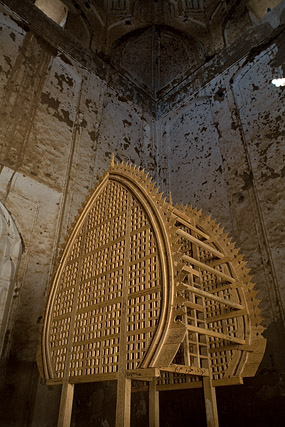 Nakhl & porte, prison d'Alexandre / École Ziaieh, Zia iah / Zendan-e Eskandar - Yazd / یزد - Province de Yazd / استان یزد - Iran / ايران - Carnets de route - Photographie - 03a