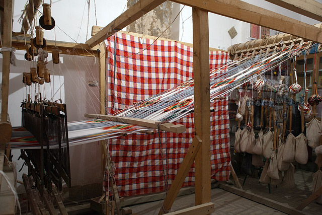 Métier à tisser, prison d'Alexandre / École Ziaieh, Zia iah / Zendan-e Eskandar - Yazd / یزد - Province de Yazd / استان یزد - Iran / ايران - Carnets de route - Photographie - 05