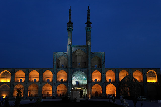 Tekiyeh, Takyeh Amir Chaghmagh, Chaqmaq, Chakhmaq, Chakhmâgh, میدان امیرچقماق - Yazd / یزد - Province de Yazd / استان یزد - Iran / ايران - Carnets de route - Photographie - 01