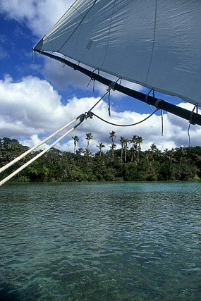 Baie d'Upi, balade en pirogue - Île des Pins / Kunyié / Kunié - Nouvelle-Calédonie