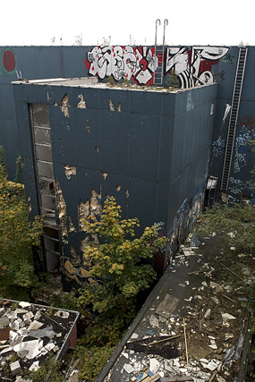 Abhörstation von der NSA / Station radar de la NSA, Teufelsberg / Montagne du Diable - Berlin - Brandebourg / Brandenburg - Allemagne / Deutschland - Sites - Photographie - 12b