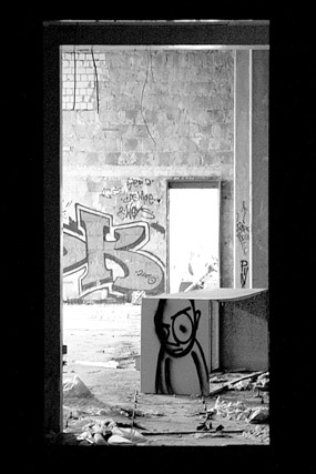 Graffiti - Abhörstation von der NSA / Station radar de la NSA, Teufelsberg / Montagne du Diable - Berlin - Brandebourg / Brandenburg - Allemagne / Deutschland - Sites - Photographie - 24b