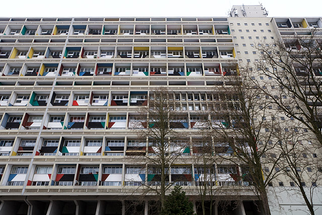 Unité d'habitation de Le Corbusier / Corbusierhaus - Berlin - Brandebourg / Brandenburg - Allemagne / Deutschland - Sites - Photographie - 00