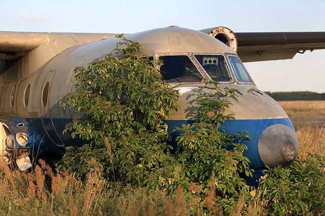 Avion laissé à l'abandon / Verwahrlostes Flugzeug - Flughafen Berlin-Tempelhof / Aéroport de Tempelhof - Berlin - Brandebourg / Brandenburg - Allemagne / Deutschland - Sites - Photographie - 17