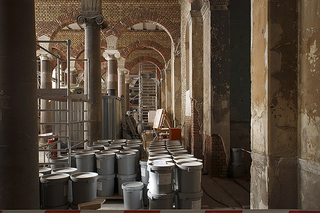 Neues Museum / Nouveau Musée, PENDANT la rénovation / WÄHREND der Renovierung - Berlin - Brandebourg / Brandenburg - Allemagne / Deutschland - Sites - Photographie - 01