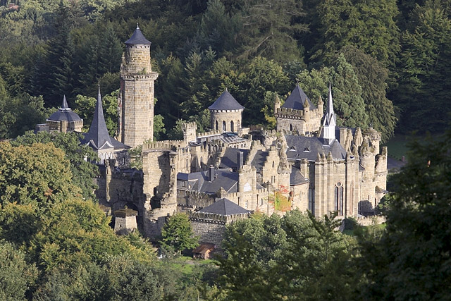 Löwenburg, Bergpark Wilhelmshöhe - Cassel / Kassel - Hesse / Hessen - Allemagne / Deutschland - Sites - Photographie - 01