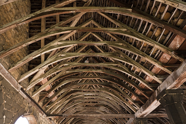 Ancient Market Hall, roof structure / Charpente de l'Ancient marché couvert, Chipping Campden - Cotswolds - Gloucestershire - Angleterre / England - Royaume-Uni / United Kingdom - Sites - Photographie - 07
