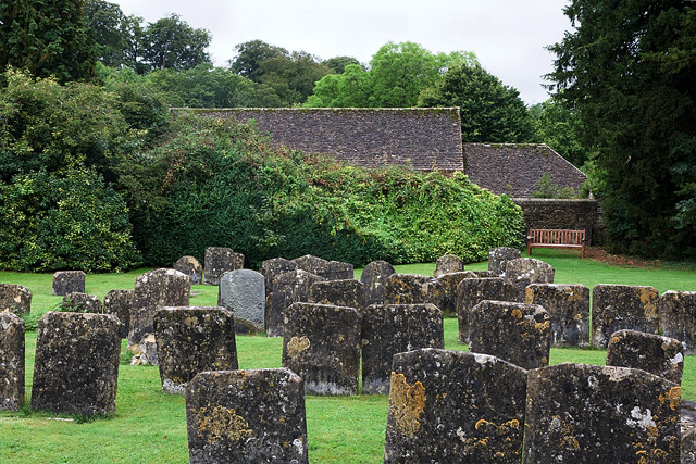 Churchyard - Graveyard - Cemetery, Church of St Mary / Cimetière de l'Église Sainte Marie, Bibury - Cotswolds - Gloucestershire - Angleterre / England - Royaume-Uni / United Kingdom - Sites - Photographie - 13