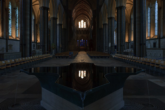 Fonts baptismaux / Baptismal font, Cathédrale / Cathedral - Salisbury - Wiltshire - Angleterre / England - Royaume-Uni / United Kingdom - Sites - Photographie - 09