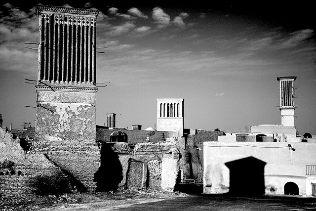 Badgir / Tour à vent / بادگیر, Noir & Blanc - Yazd / یزد - Province de Yazd / استان یزد - Iran / ايران - Carnets de route - Photographie - 06