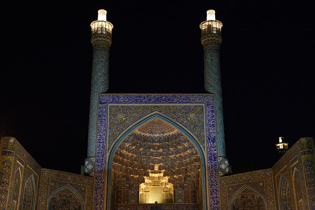 Portail d'entrée, mosquée du Chah, Shah / Masjed-e Shāh / مسجد امام - Ispahan / اصفهان - Province d'Ispahan / استان اصفهان - Iran / ايران - Carnets de route - Photographie - 05