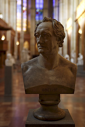 Bustes d'I. Kant & de J. W. von Goethe, Friedrichswerdersche Kirche / Église de Friedrichswerder - Berlin - Brandebourg / Brandenburg - Allemagne / Deutschland - Sites - Photographie - 05b